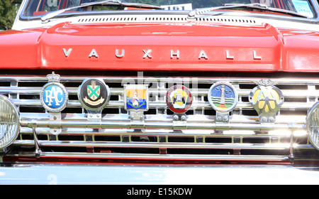 Une Vauxhall au Classic Car Show Boconnoc domaine près de Cornwall Lostwithiel Banque D'Images