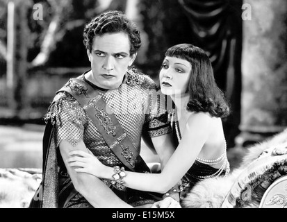 Le SIGNE DE LA CROIX 1932 Paramount Pictures film avec Claudette Colbert et Fredric March Banque D'Images