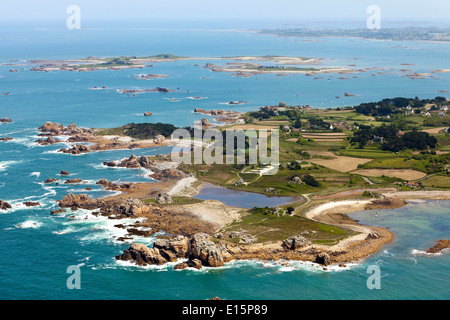 Penvénan (Côtes d'Armor - Côte d'Ajoncs, Trégor) Banque D'Images