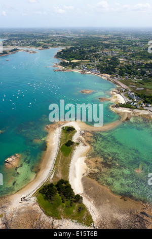 Penvénan (Côtes d'Armor - Côte d'Ajoncs, Trégor) Banque D'Images