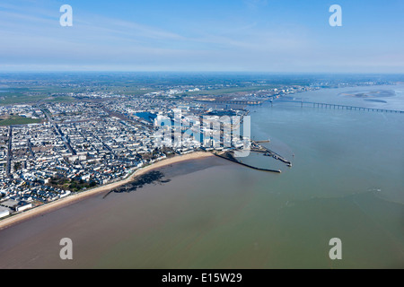Pont de Saint-Nazaire (Pays de la Loire) Banque D'Images