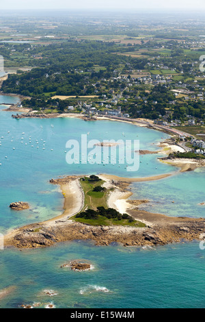 Penvénan (Côtes d'Armor - Côte d'Ajoncs, Trégor) Banque D'Images