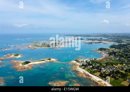 Penvénan (Côtes d'Armor - Côte d'Ajoncs, Trégor) Banque D'Images