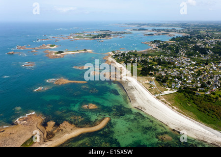 Penvénan (Côtes d'Armor - Côte d'Ajoncs, Trégor) Banque D'Images