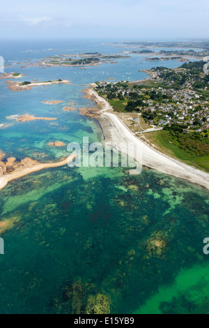 Penvénan (Côtes d'Armor - Côte d'Ajoncs, Trégor) Banque D'Images