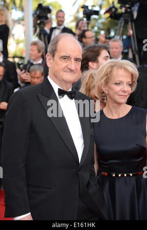 Cannes, France. 23 mai, 2014. CANNES, FRANCE - 23 MAI : Pierre Lescure participe à la 'Nuages de Sils Maria' premiere lors de la 67 e Assemblée annuelle du Festival du Film de Cannes le 23 mai 2014 à Cannes, France. Credit : Frederick Injimbert ZUMAPRESS.com/Alamy/Live News Banque D'Images