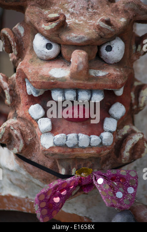 Shisa chien lion sur l'île de Zamami talisman, îles Kerama, Okinawa, Japon Banque D'Images