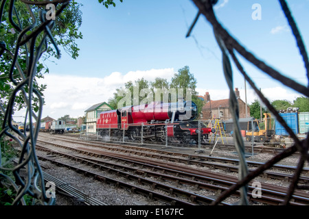 LMS Classe Stanier 8F No48624 à Dereham. Banque D'Images