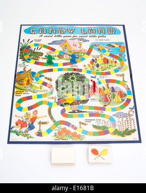Candy Land ( jeu Candyland ) par Milton Bradley ( édition 1955 ) Banque D'Images