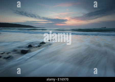 Une nouvelle journée à Coverack dans Cornwall Banque D'Images