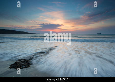 Une nouvelle journée à Coverack dans Cornwall Banque D'Images