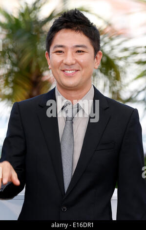 Cannes, France. 23 mai, 2014. Chang pendant les 'Pyo Jeok/Pyojeok/la cible' photocall à la 67ème Festival du Film de Cannes le 23 mai 2014 : dpa Crédit photo alliance/Alamy Live News Banque D'Images