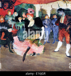 Marcelle prêteur danser dans le Boléro de Chilpéric Ier par Henri de Toulouse-Lautrec, 1896 Banque D'Images