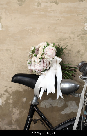 Bouquet de mariage à vélo Banque D'Images