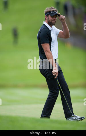 Wentworth, au Royaume-Uni. 24 mai, 2014. Johan CARLSSON [SWE] au cours de la troisième série de 2014 BMW PGA Championship à partir de l'Ouest Cours Wentworth Golf Club : Action Crédit Plus Sport/Alamy Live News Banque D'Images