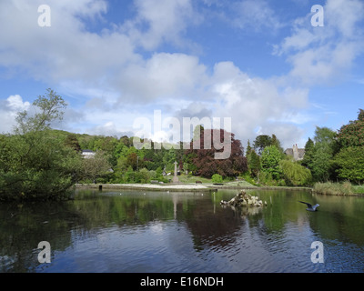 Jardins ornementaux, Grange Over Sands, Cumbria, England, UK Banque D'Images