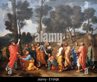 Sept Sacrements - Coordination par Nicolas Poussin, 1636-40 Banque D'Images