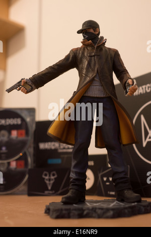 Watch Dogs - Jeu vidéo cas boîtes figurine Banque D'Images