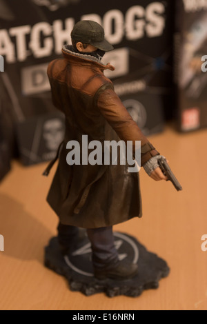 Watch Dogs - Jeu vidéo cas boîtes figurine Banque D'Images