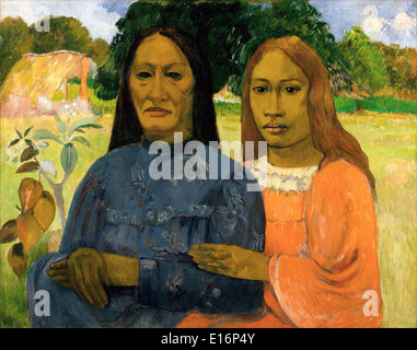 Deux femmes de Paul Gauguin, 1902 Banque D'Images