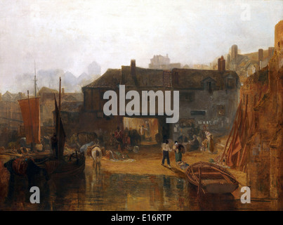 Saltash avec l'eau Ferry Cornwall par Joseph Mallord William Turner, 1811 Banque D'Images