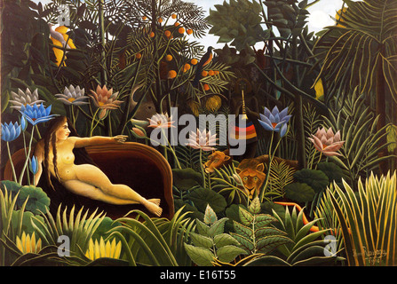 Rêve d'Henri Rousseau, 1910 Banque D'Images