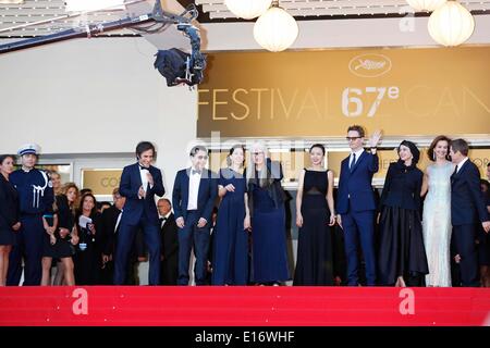 Cannes, France. 24 mai, 2014. Tapis rouge de la cérémonie de clôture.Festival de Cannes 2014.Cannes, France.24 Mai 2014. Credit : Roger Harvey/Globe Photos/ZUMAPRESS.com/Alamy Live News Banque D'Images