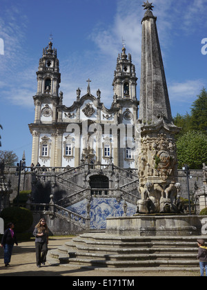 Église de Nossa Senhora dos Remedios, Lamego. Portugal Banque D'Images