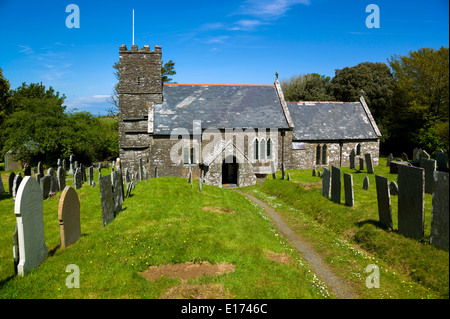 L'église de St Martin, Parracombe, Exmoor, Devon. Une liste de Grade II* église paroissiale datant de la fin du 13e siècle. Banque D'Images