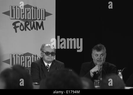 PIX FICHIER : Décès de l'ancien Président polonais et Wojciech Jaruzelski, ici au cours d'une réunion du journal français Libération en 2009, Lyon, Rhône, Rhône-Alpes, France. Credit : Thibaut/Alamy Live News Banque D'Images