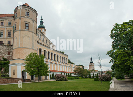 Le château de Mikulov, République Tchèque Banque D'Images