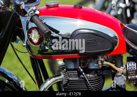 BSA A65 650cc. Moto classique britannique Banque D'Images