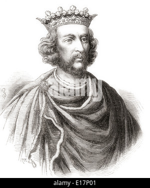 Henry III, 1207 - 1272, alias Henry de Winchester. Le roi d'Angleterre, seigneur d'Irlande et duc d'Aquitaine. Banque D'Images