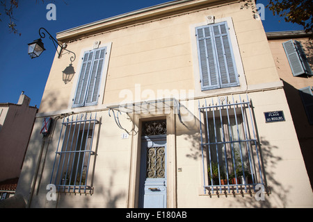 Maison traditionnelle, l'ancienne ville, Marseille, Provence, France, Europe Banque D'Images