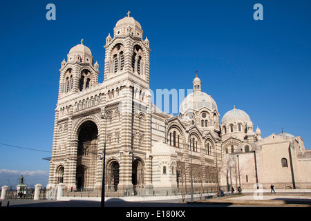 La cathédrale Sainte Marie Majeure, Marseille, Provence, France, Europe Banque D'Images