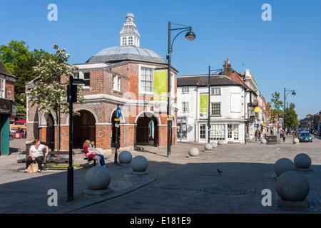 The Little Market House, bâtiment classé Grade II, High Wycombe, Buckinghamshire, Angleterre, GB, ROYAUME-UNI Banque D'Images