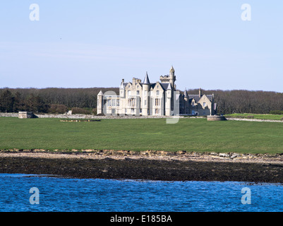 Dh SHAPINSAY ISLA Balfour Castle ecosse Orkney Island Banque D'Images