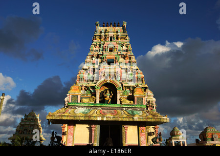 Temple Hindou Rose Belle, l'île Maurice Banque D'Images