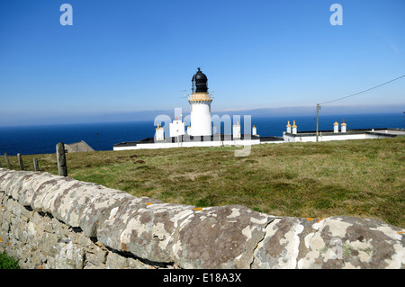 Dunnet Head Lighthouse ,Ecosse.Lieu plus au nord sur la terre ferme ,UK. Banque D'Images