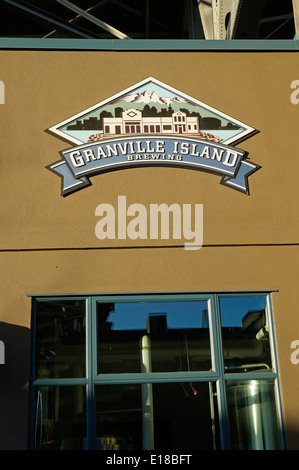 Granville Island Brewing Company à Granville Island, Vancouver, British Columbia, Canada Banque D'Images