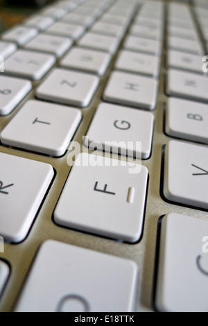Die Tasten eines Ordinateurs dans Nahaufnahme. Datenverarbeitung und Internet. Banque D'Images