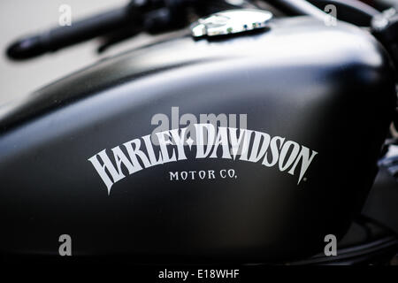 Logo Harley Davidson le 26 mai 2014 à Berlin. Photo : photo alliance / Robert Schlesinger Banque D'Images