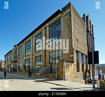 Glasgow School of Art building Mackintosh dans Renfrew Street Glasgow Ecosse conçu par Charles Rennie Mackintosh vu de west end Banque D'Images