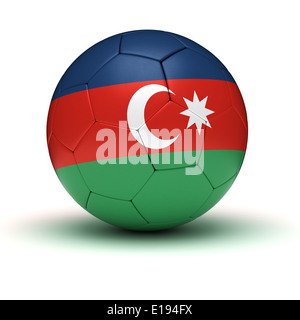 Football azerbaïdjanais (isolé avec clipping path) Banque D'Images