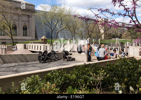 L'ancienne aire de jeux, Central Park, Manhattan, New York City, NYC Banque D'Images