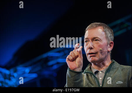 Hay on Wye, Powysn au Pays de Galles, Royaume-Uni. 27 mai 2014. Photo : Tony Parsons au Hay Festival Re : Le Hay Festival, Hay on Wye, Powys, Pays de Galles, Royaume-Uni. Credit : D Legakis/Alamy Live News Banque D'Images