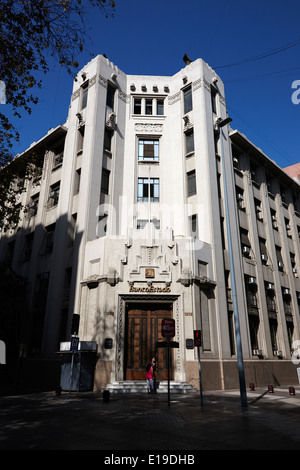 La direction générale de la Banco Estado fermé la banque d'état Santiago Chili Banque D'Images