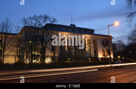 Botschaft Japon, Hiroshimastrasse, Tiergarten, Berlin, Deutschland Banque D'Images