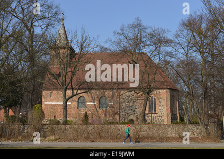 Dorfkirche, Koenigin-Luise-Strasse, à Dahlem, Berlin, Deutschland / Königin-Luise-Straße Banque D'Images