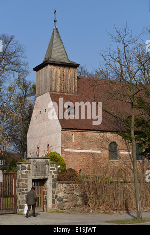 Dorfkirche, Koenigin-Luise-Strasse, à Dahlem, Berlin, Deutschland / Königin-Luise-Straße Banque D'Images